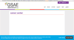 Desktop Screenshot of gsae.jobcontrolcenter.com